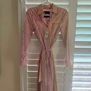 NWT Le Superbe Neon Stripe Girlfriend Dress - Size 2